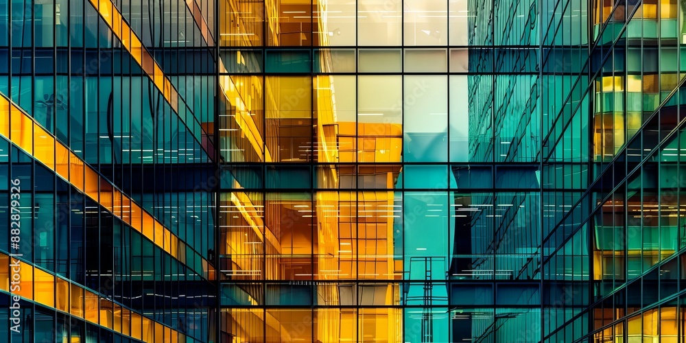 Canvas Prints glass minmalistic architectural forms