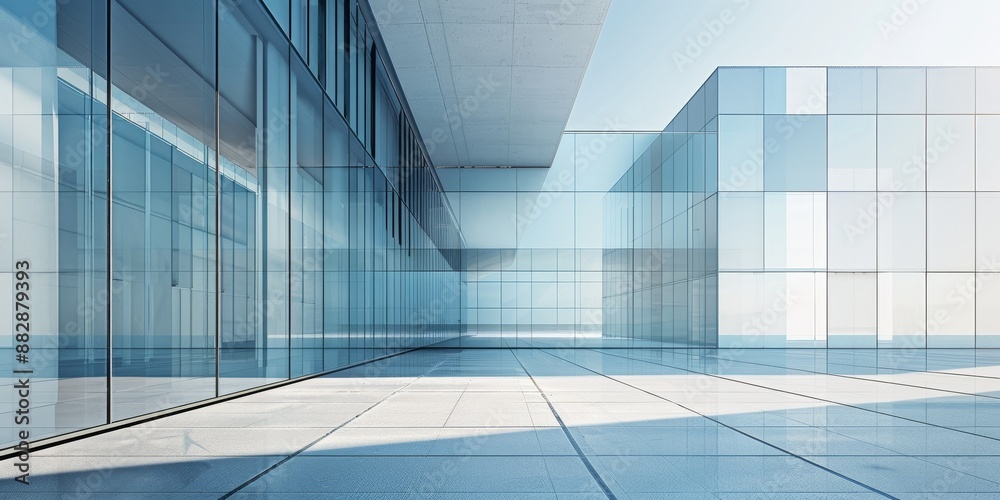 Canvas Prints glass minmalistic architectural forms