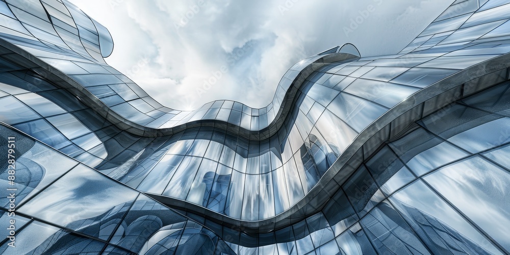 Canvas Prints glass minmalistic architectural forms