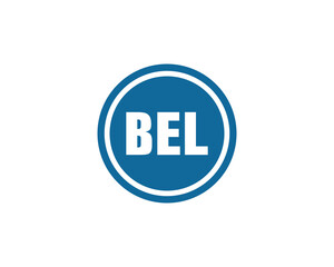 BEL logo design vector template. BEL logo design.