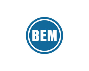 BEM logo design vector template. BEM logo design.