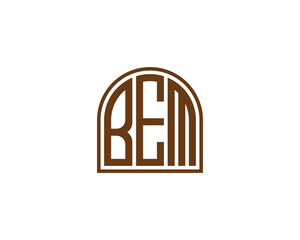 BEM logo design vector template. BEM logo design.