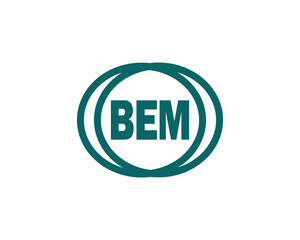 BEM logo design vector template. BEM logo design.
