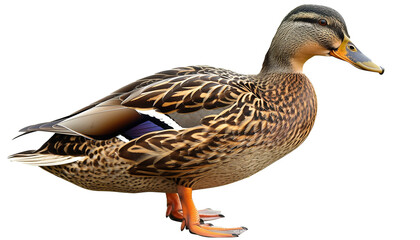 duck isolated on white