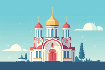 Christianity faith concept, rich traditions, icons, and spiritual depth.