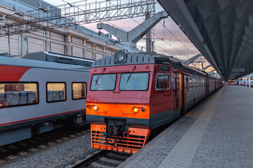 Evening Train Departure