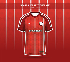 Sports jersey template design, soccer jersey for sublimation