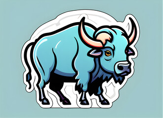 Fototapeta premium buffalo generative ai