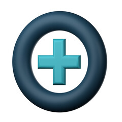 add icon isolated on the white background