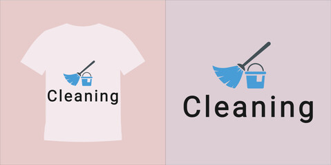 House cleaning logo, Cleaning service logo, Cleaning company logo, House wash logo template 