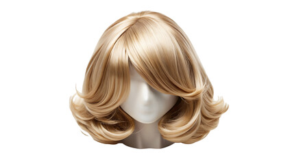 portrait of a beautiful wig flowing freely