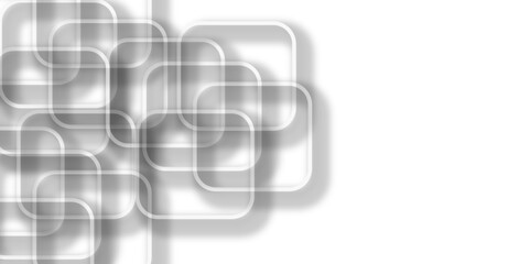 Modern and smooth lines covered with abstract geometric background. White vector abstract geometric shapes background. Suit for business, corporate, institution, party, festive, seminar, and talks.