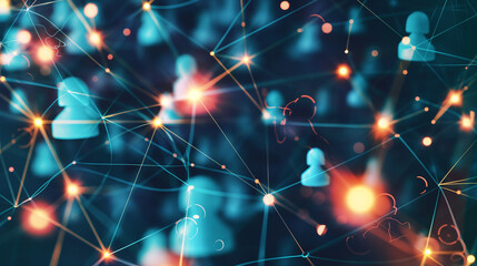 A professional networking event being live-streamed on social media, with participants interacting and connecting in real-time.