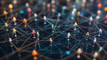 Close-up of a social media feed filled with professional achievements and collaborative projects, inspiring connections and opportunities.