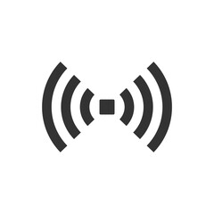 Signal wifi icon isolated vector illustration.