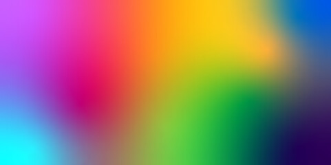 Dark Multicolor vector blurred shine abstract. Blurred Color Wave Vibrant Gradient Background. Smooth and blurry colorful gradient mesh background. Mesh gradient for Web and Mobile Applications.