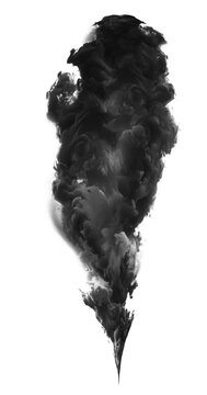  Smoke flow looping effect on white overlay background. Motion content for your design.