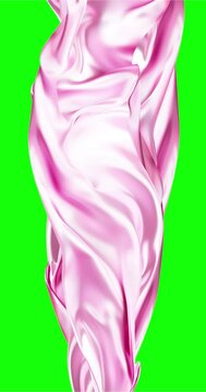 Cholo stream looping effect on green screen background. Motion content for your design.