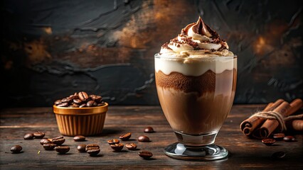 Boozy frozen chocolate mudslide cocktail with coffee liquor, mudslide, cocktail, frozen, chocolate, boozy