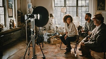 Film interviews with photographers discussing what inspires them and their creative process