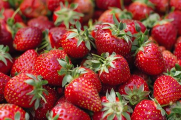 fresh Albion Strawberry background