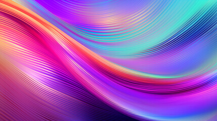 Obraz premium Abstract wave image with a combination of rainbow colors for wallpaper background for advertising or gift wrapping and web design. 