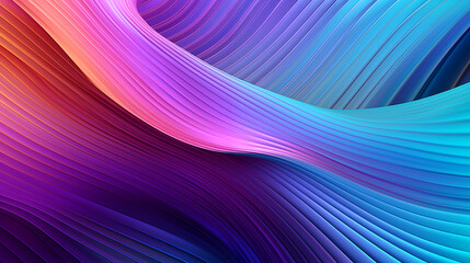 Obraz premium Abstract wave image with a combination of rainbow colors for wallpaper background for advertising or gift wrapping and web design. 