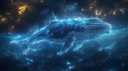 Fototapeta premium Whale