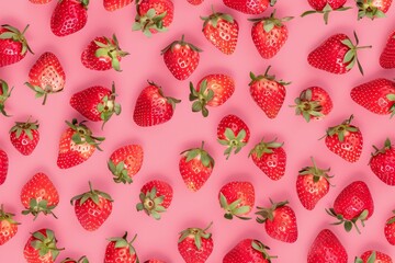fresh Mara des Bois Strawberry background