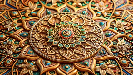 Obraz premium Close-up shots of intricate artwork , detailed, close-up, art, design, texture, pattern, abstract, unique, intricate