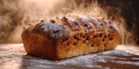 National Cinnamon Raisin Bread Day freshly baked bread, September 16th