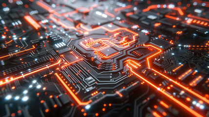 Obraz premium technology banner