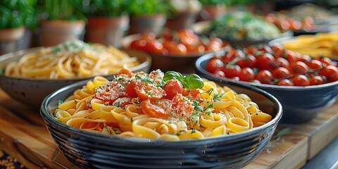 National Pasta Day various pasta dishes, October 17th