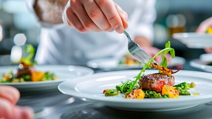 Culinary Masterpiece: Exquisite Chef Special Dish with Elegant Plating
