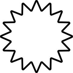 Set of star shapes. Design decoration