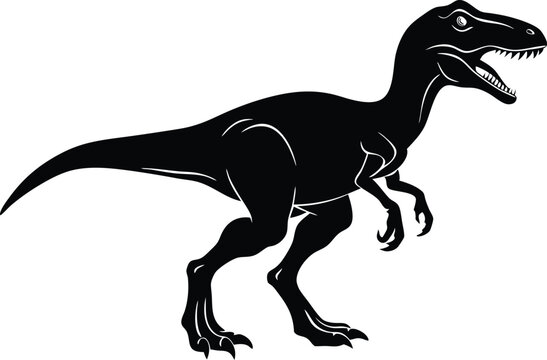 recommend clip art: Dinosaur vector silhouette