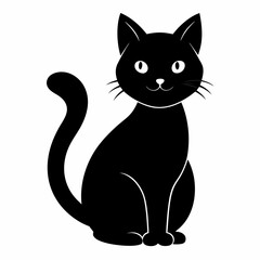 black and white cats