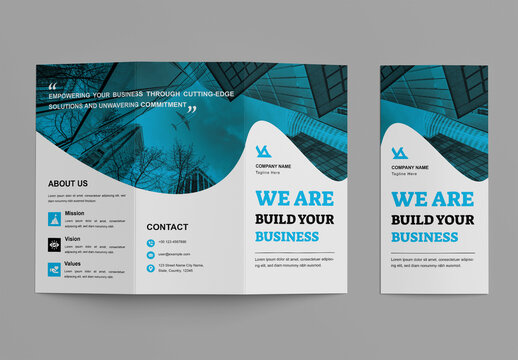 Trifold Brochure Design Layout