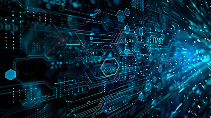 Fototapeta premium technology background