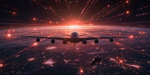 calculating this year's flight path and altitude. Logistics planning, Generative AI