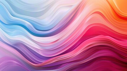 Fototapeta premium Spectrum gradient with a wave effect, sleek and modern slide design