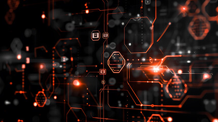 Obraz premium technology background