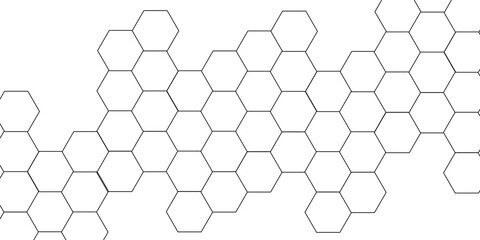 Abstract background with hexagon, modern abstract polygonal pattern. Futuristic abstract honeycomb technology white background. Luxury white hexagon pattern.	
