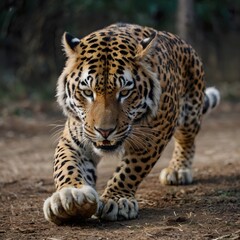 Obraz premium close up portrait of a leopard, cheethas