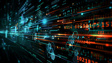 Obraz premium technology background