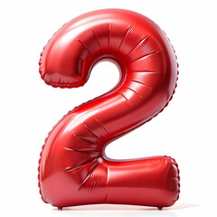 number 4 made of yellow inflatable balloon isolated