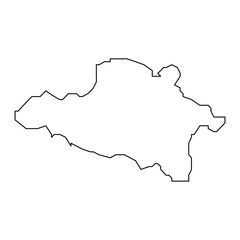 Yabucoa map, administrative division of Puerto Rico. Vector illustration.