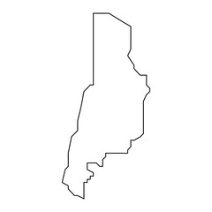 Vega Alta map, administrative division of Puerto Rico. Vector illustration.