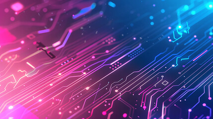 Obraz premium technology background