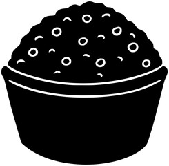 cat illustration dog silhouette equipment logo animal icon food outline pet bowl care puppy meal snack dry feed dish shape eat kitten healthy for vector graphic background